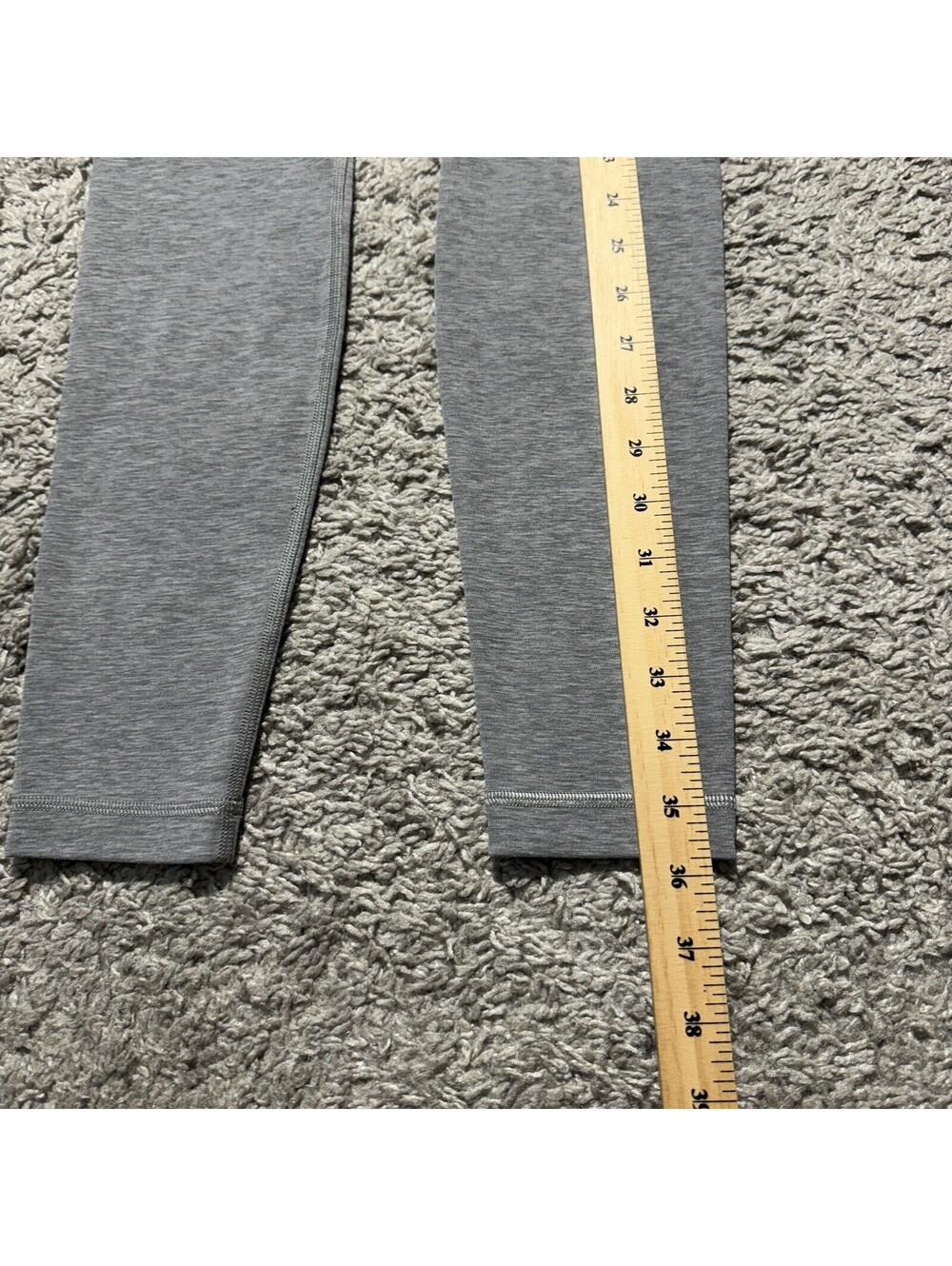 Lululemon Align High-Rise Pant 28” Heathered Core Grey Yoga Leggings Size 4 - Picture 6 of 10
